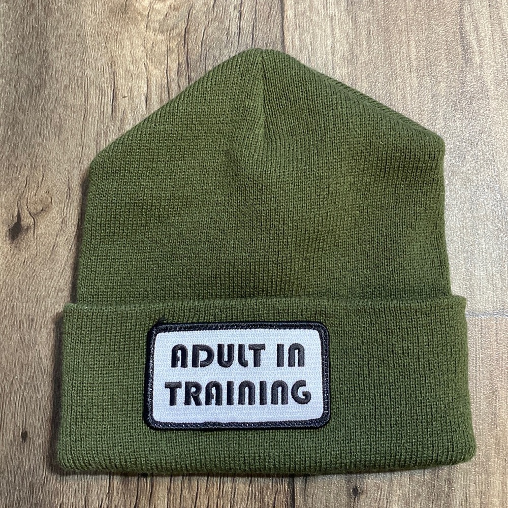 NWOT Adult in Training Beanie